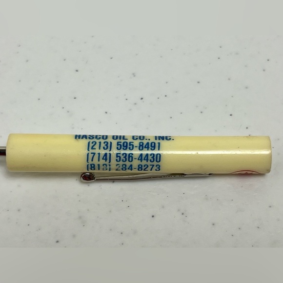 VTG Mobil Hasco Oil Co Advertising Long Beach CA Flathead Screwdriver - Picture 4 of 10